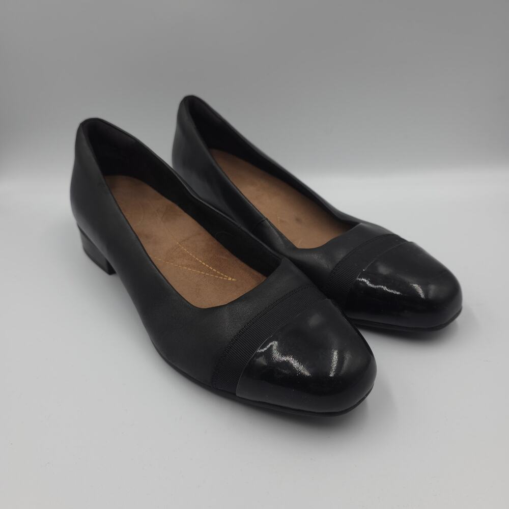 Clarks Juliet Monte Heel in Black Size 12